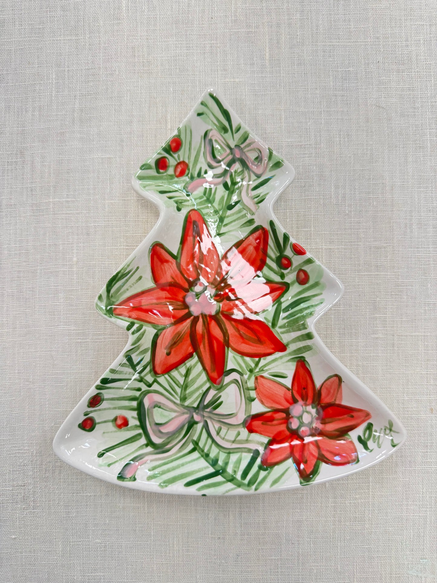 Christmas Tree Plates