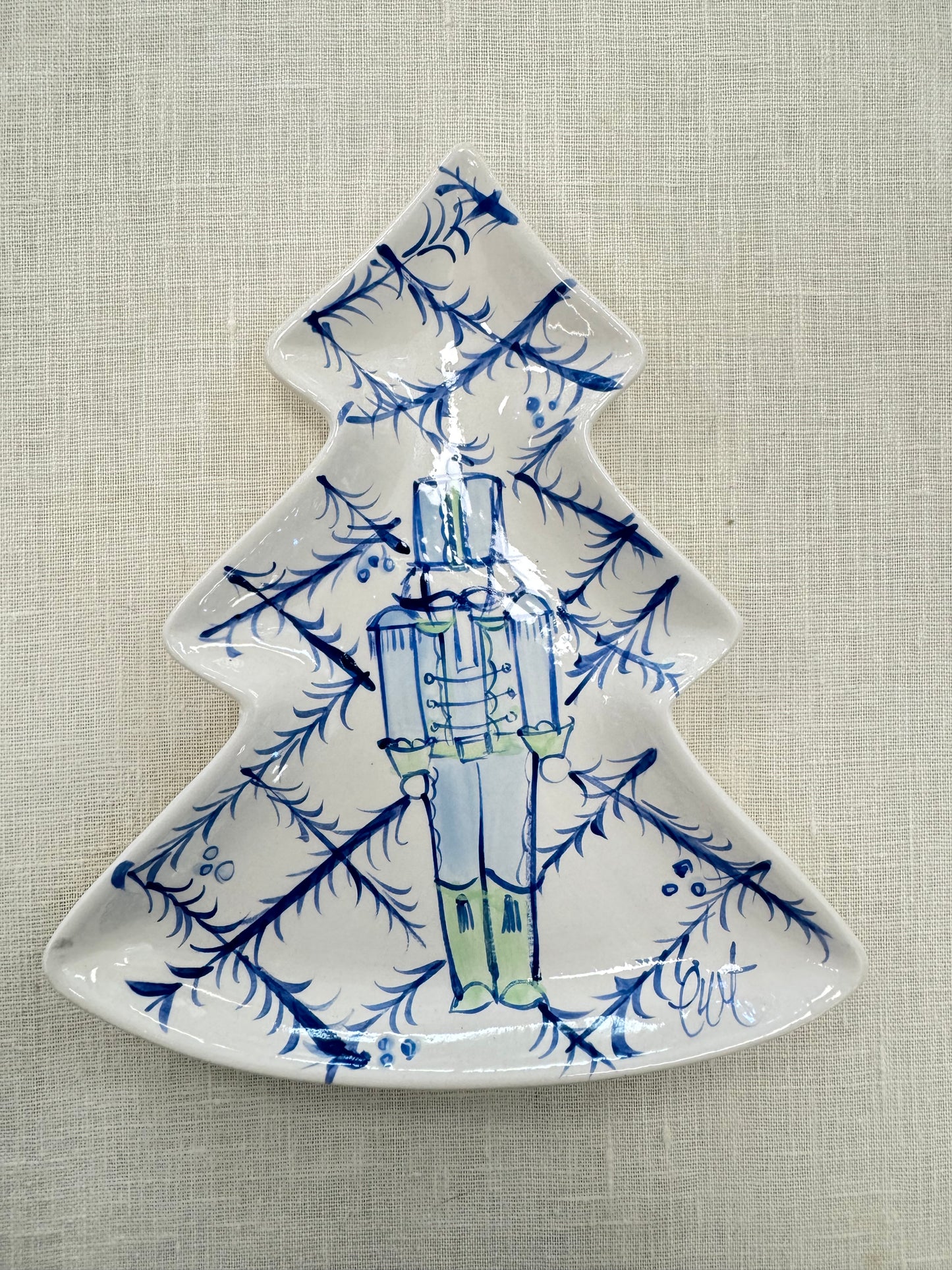 Christmas Tree Plates