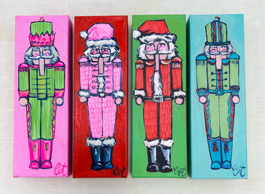 4x12 inch Nutcracker Painting