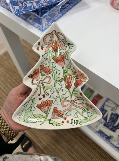 Painting Workshop November 4th- Ceramic Christmas Tree Plate