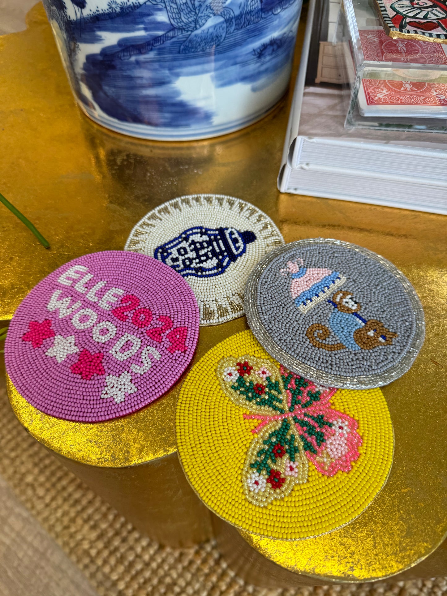 Beaded Coasters