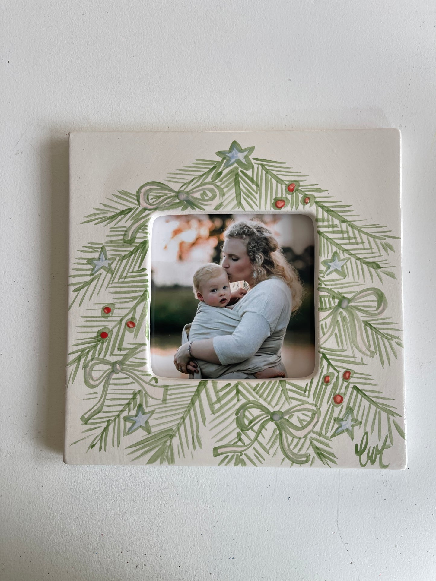 Ceramic Christmas Frame